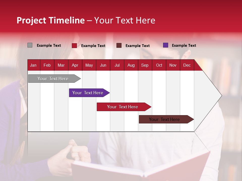 Knowledge Read Learning PowerPoint Template