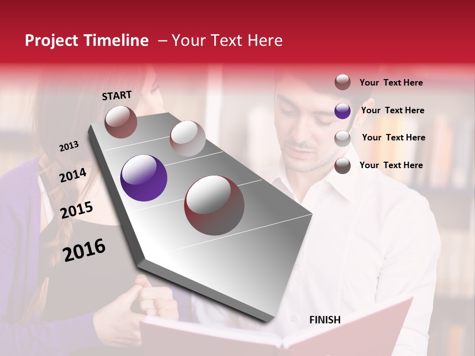 Knowledge Read Learning PowerPoint Template