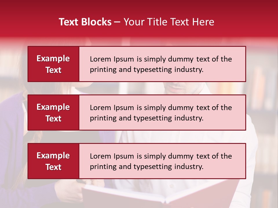 Knowledge Read Learning PowerPoint Template