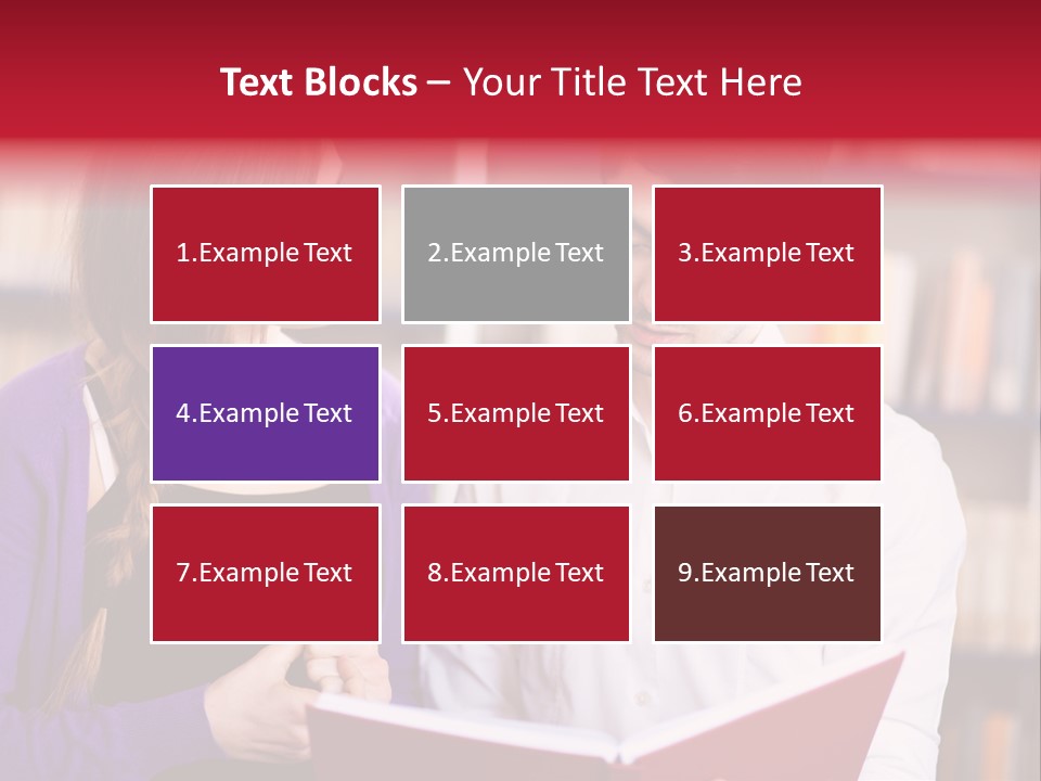 Knowledge Read Learning PowerPoint Template