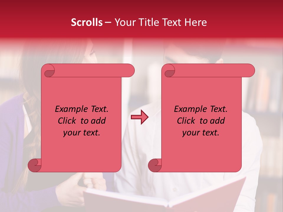 Knowledge Read Learning PowerPoint Template