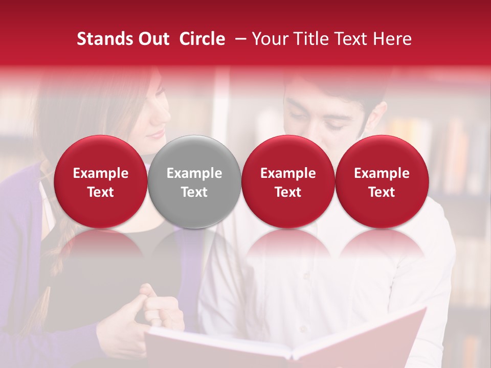 Knowledge Read Learning PowerPoint Template