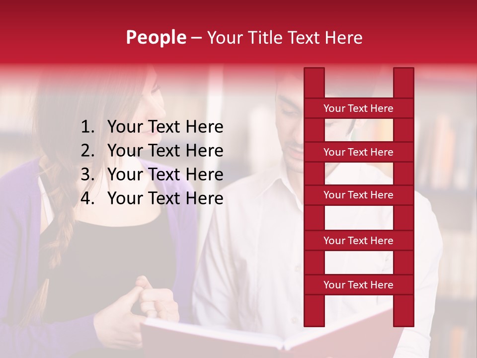 Knowledge Read Learning PowerPoint Template