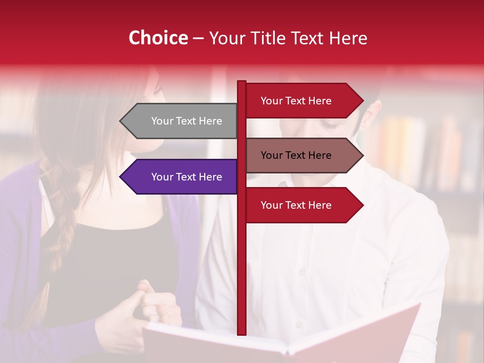 Knowledge Read Learning PowerPoint Template