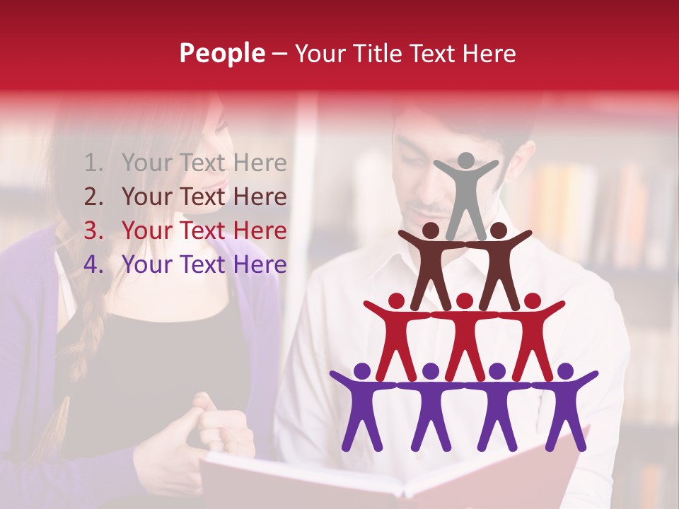 Knowledge Read Learning PowerPoint Template