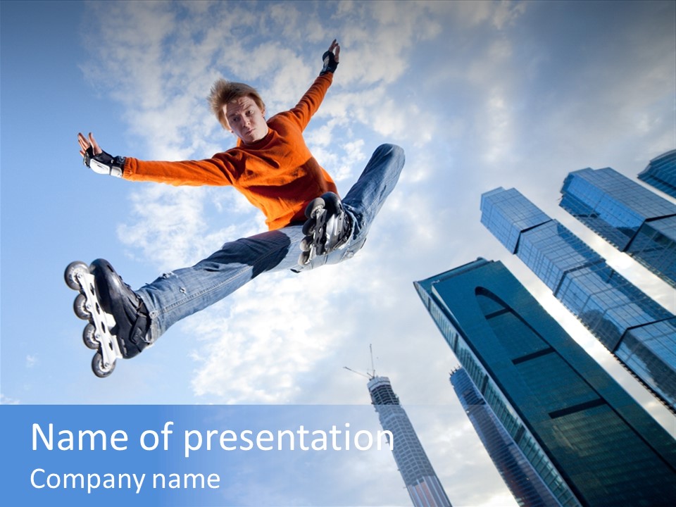 Performance Fun Fly PowerPoint Template