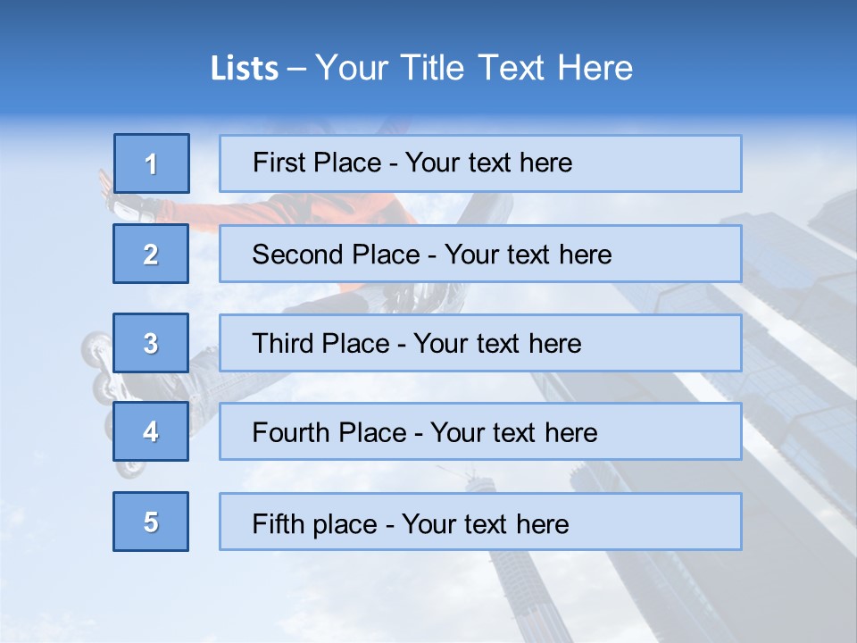 Performance Fun Fly PowerPoint Template