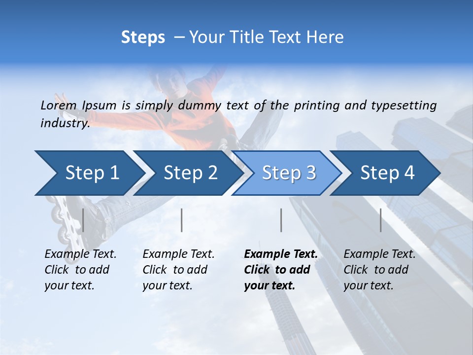 Performance Fun Fly PowerPoint Template