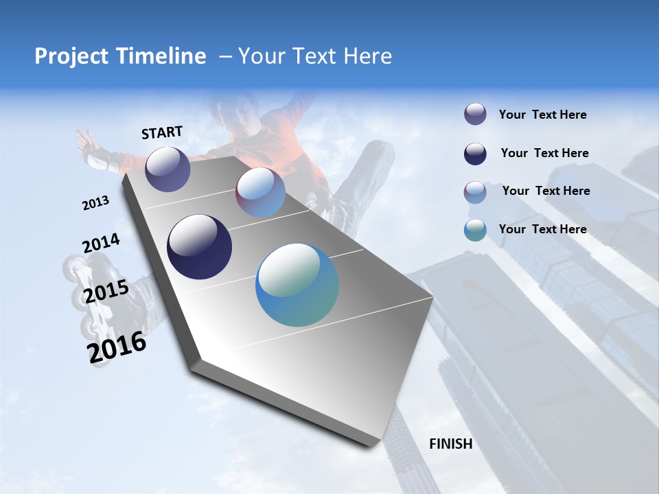 Performance Fun Fly PowerPoint Template