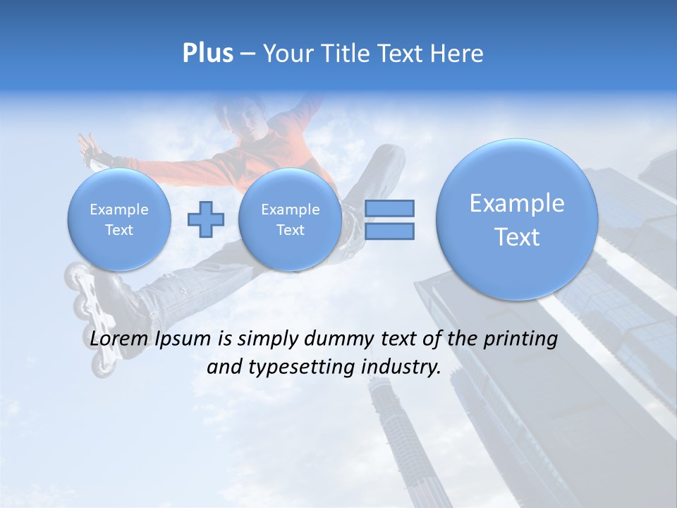 Performance Fun Fly PowerPoint Template