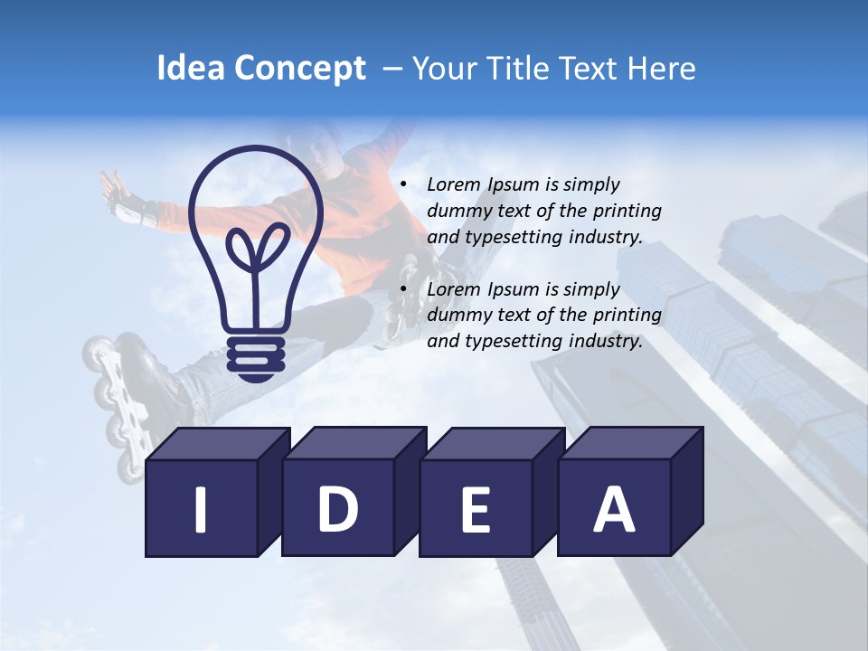 Performance Fun Fly PowerPoint Template