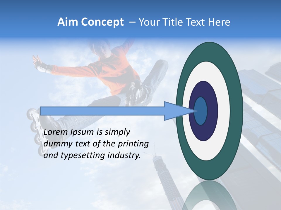 Performance Fun Fly PowerPoint Template