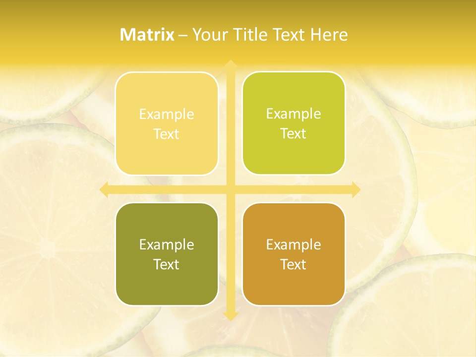Lemon Sour Citrus PowerPoint Template
