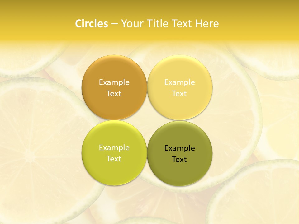 Lemon Sour Citrus PowerPoint Template
