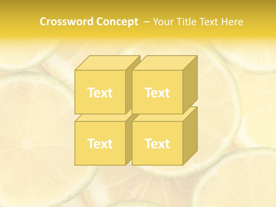 Lemon Sour Citrus PowerPoint Template