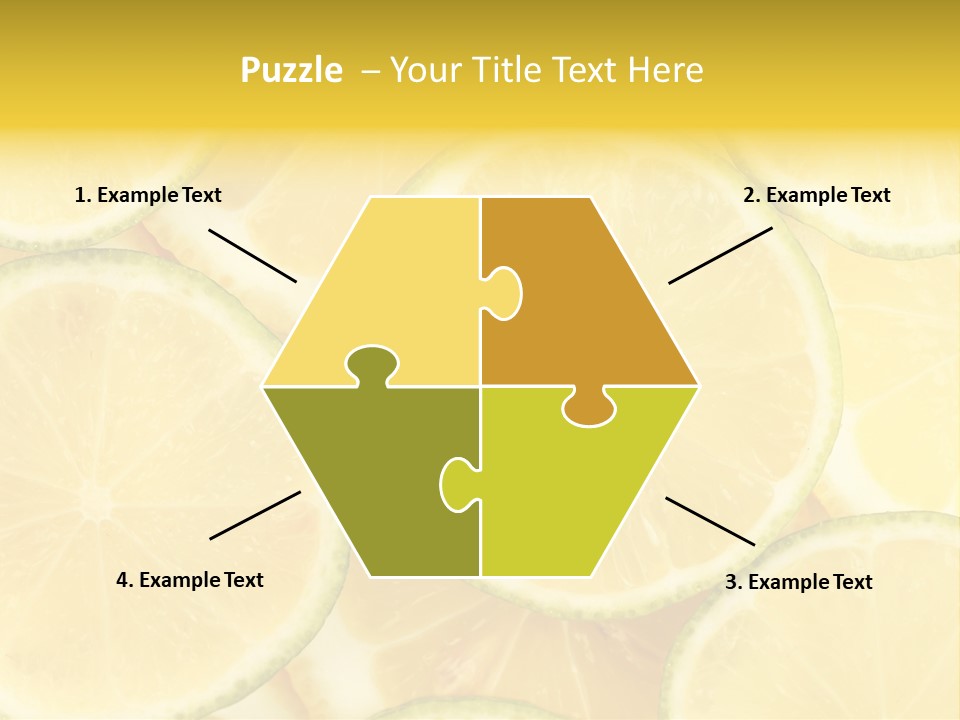 Lemon Sour Citrus PowerPoint Template