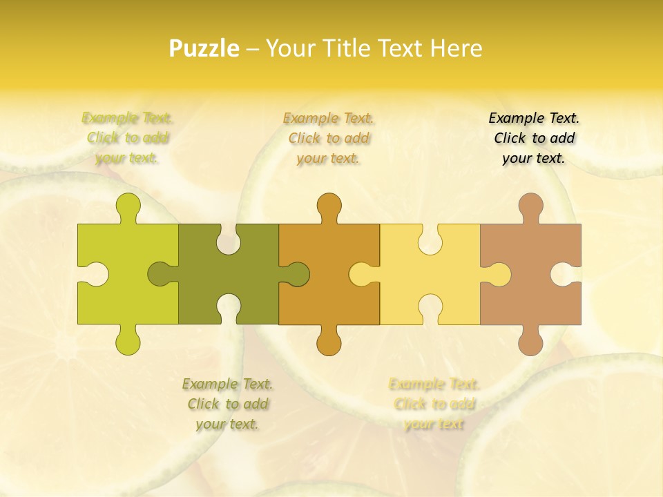 Lemon Sour Citrus PowerPoint Template