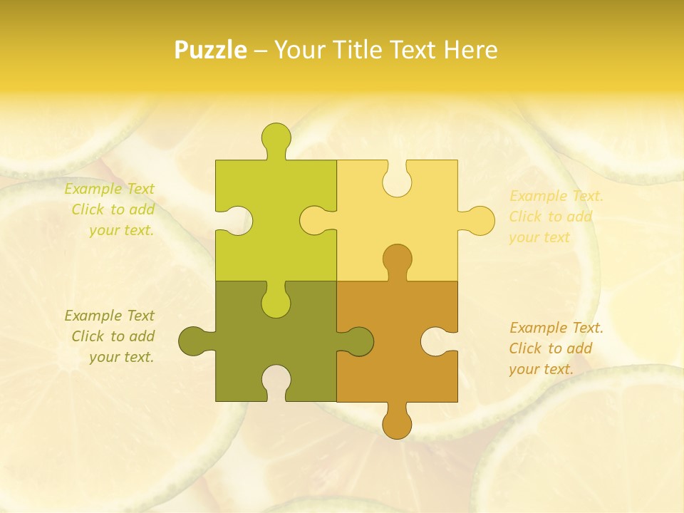 Lemon Sour Citrus PowerPoint Template