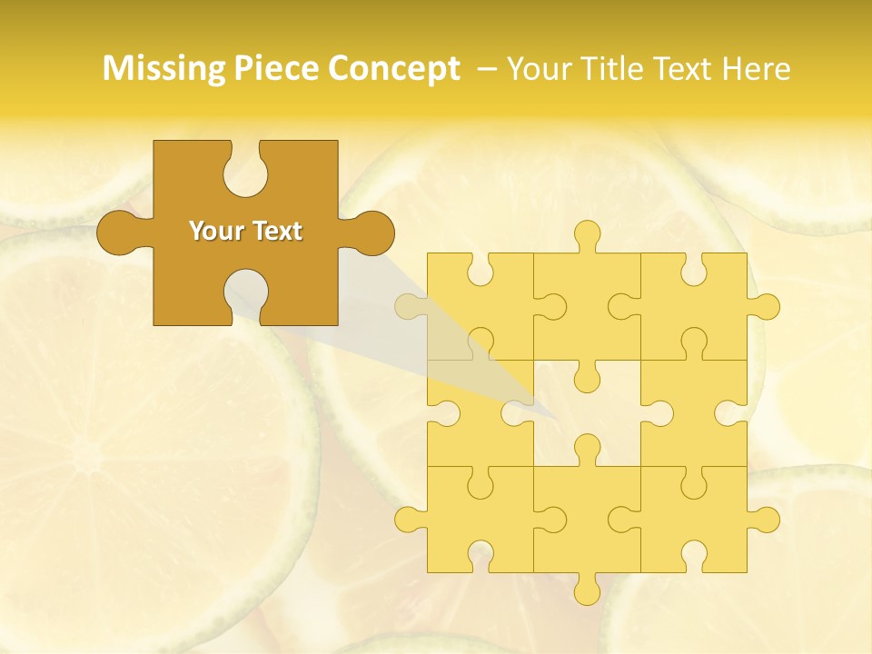 Lemon Sour Citrus PowerPoint Template