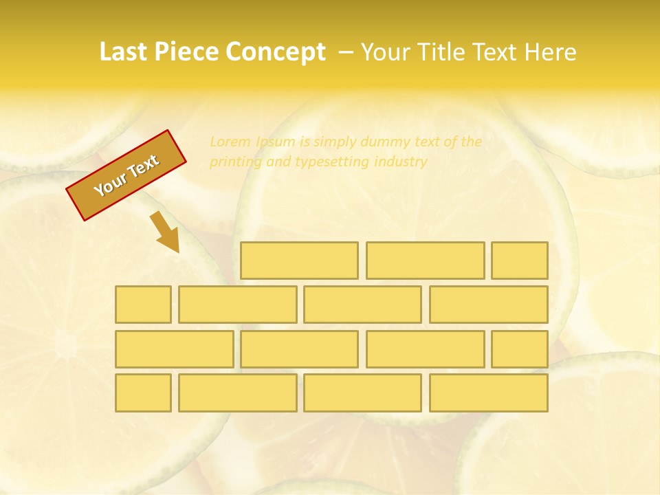 Lemon Sour Citrus PowerPoint Template