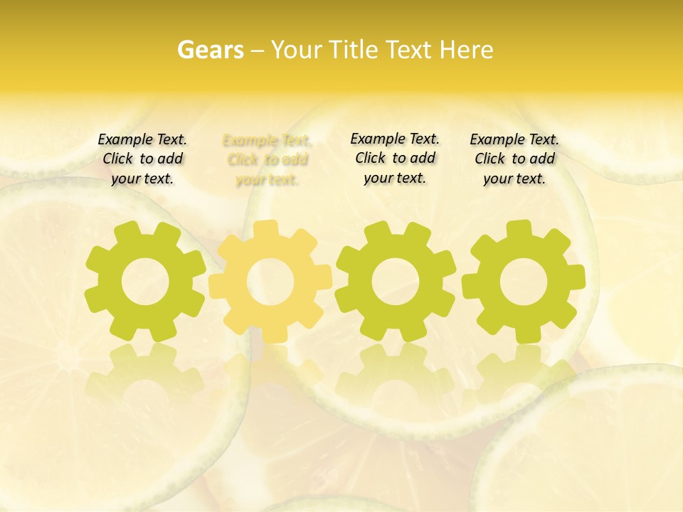 Lemon Sour Citrus PowerPoint Template