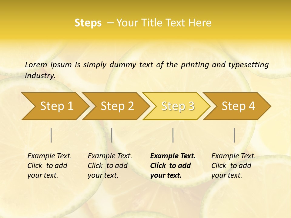 Lemon Sour Citrus PowerPoint Template