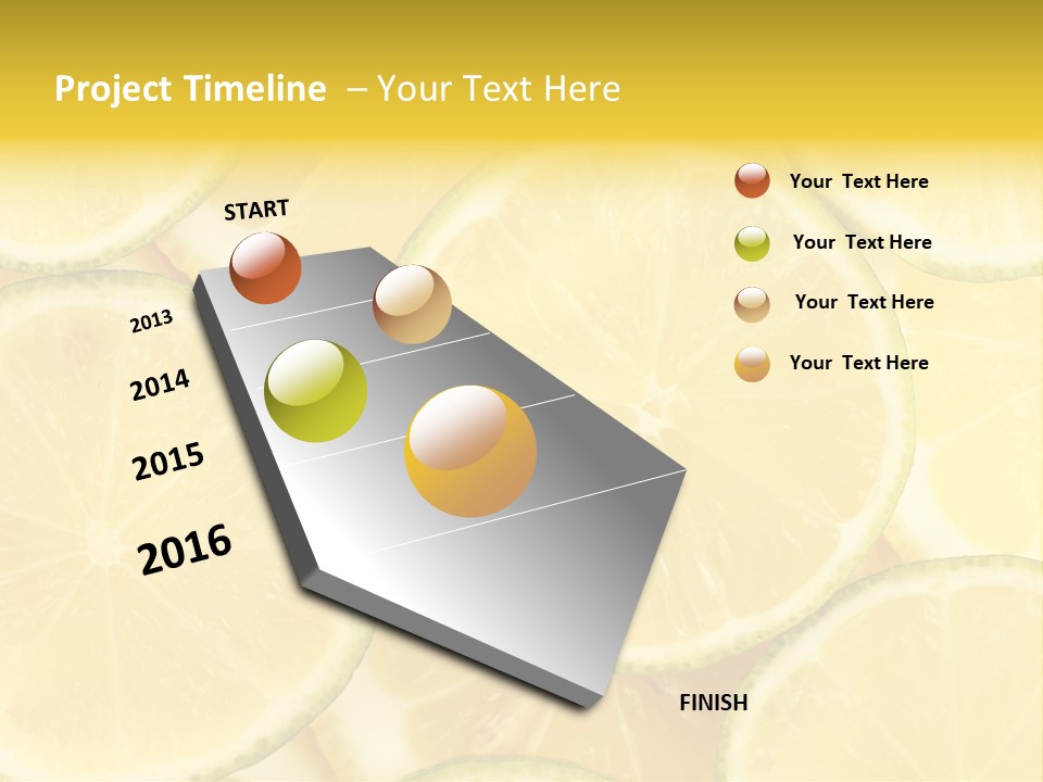 Lemon Sour Citrus PowerPoint Template