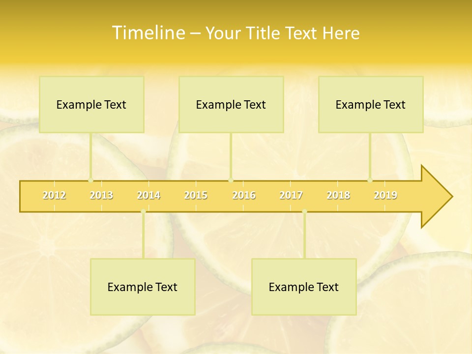 Lemon Sour Citrus PowerPoint Template