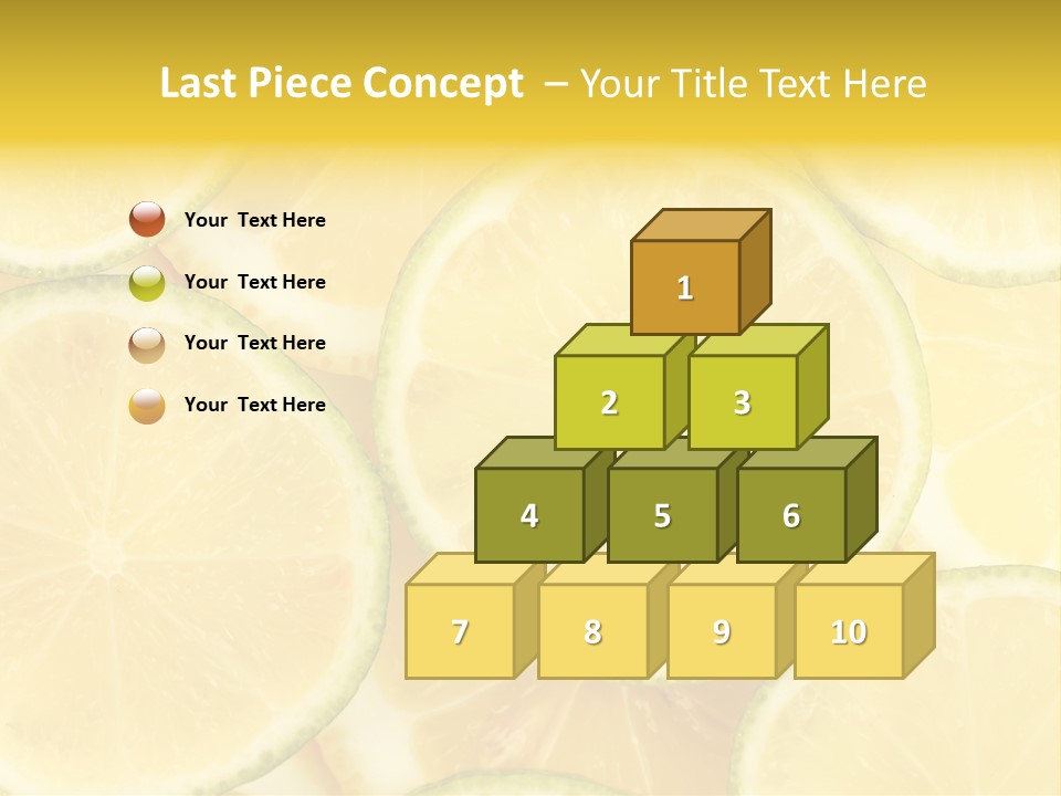 Lemon Sour Citrus PowerPoint Template