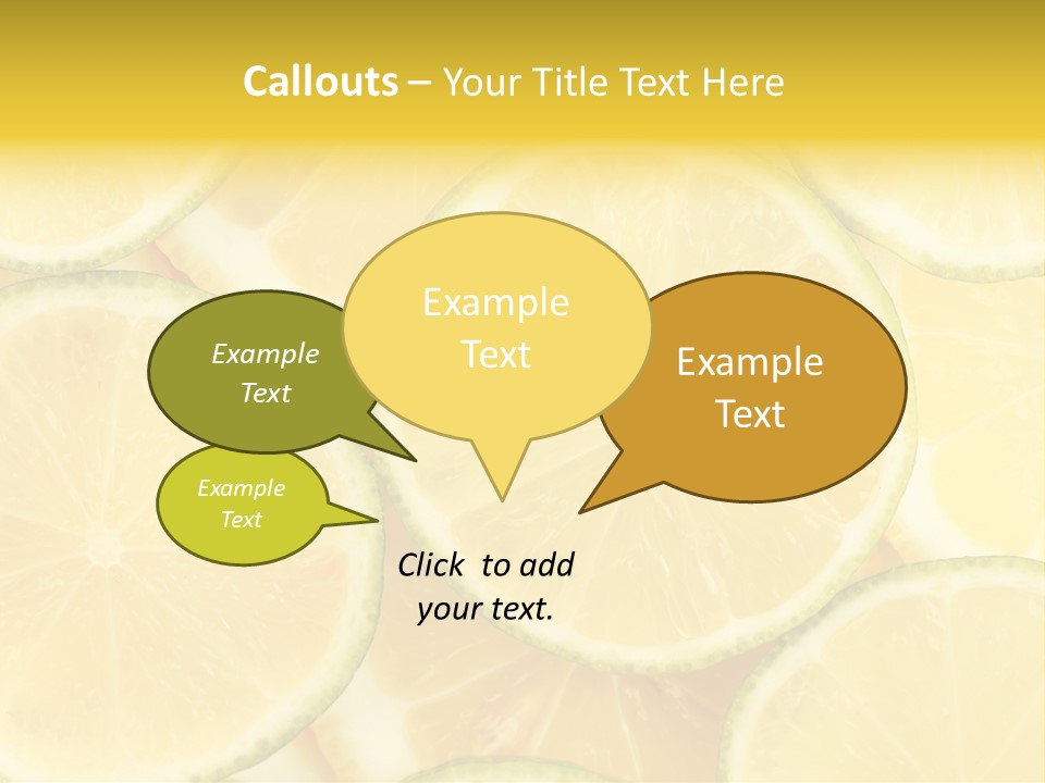 Lemon Sour Citrus PowerPoint Template