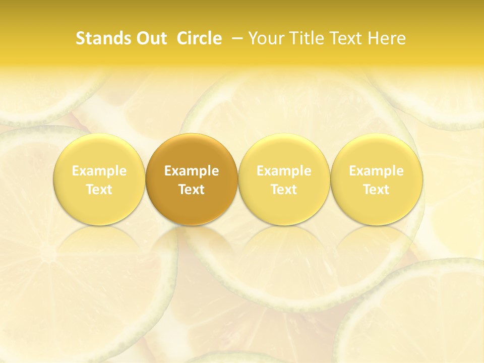 Lemon Sour Citrus PowerPoint Template
