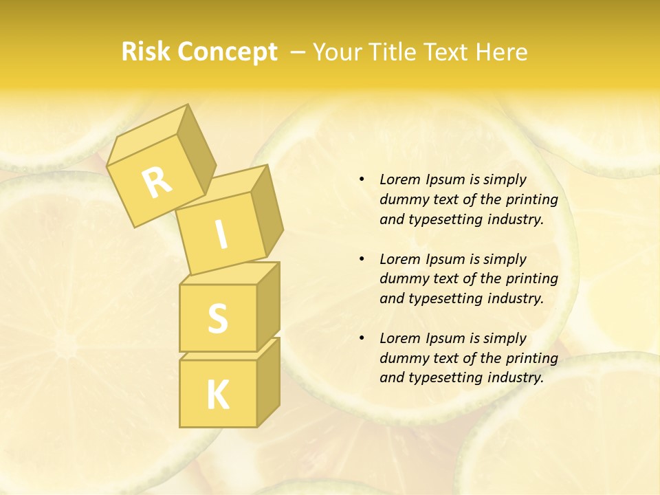 Lemon Sour Citrus PowerPoint Template