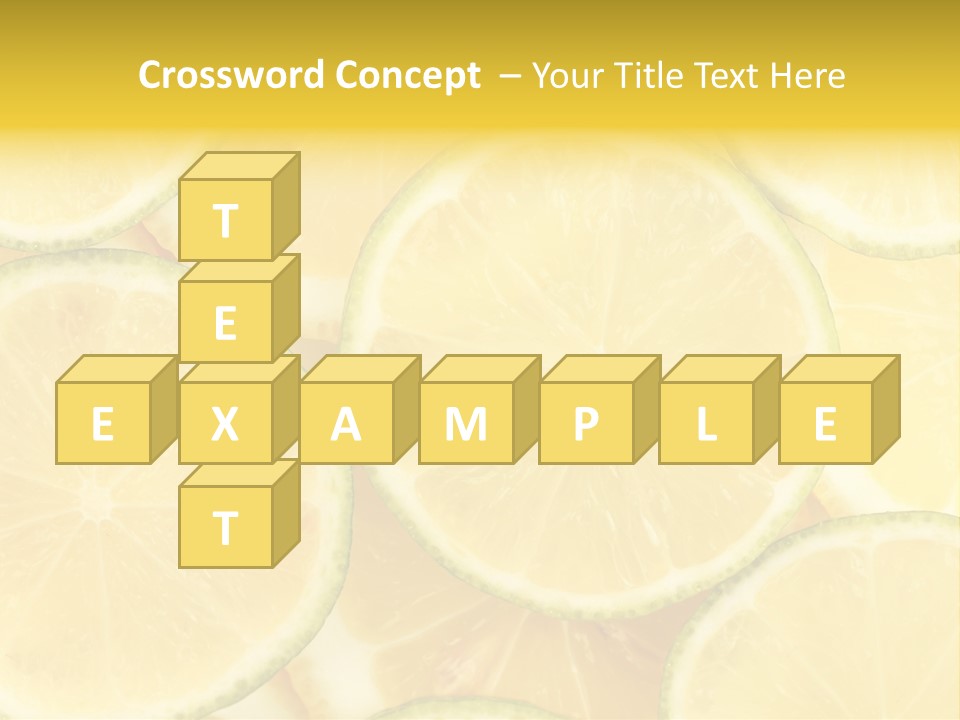 Lemon Sour Citrus PowerPoint Template