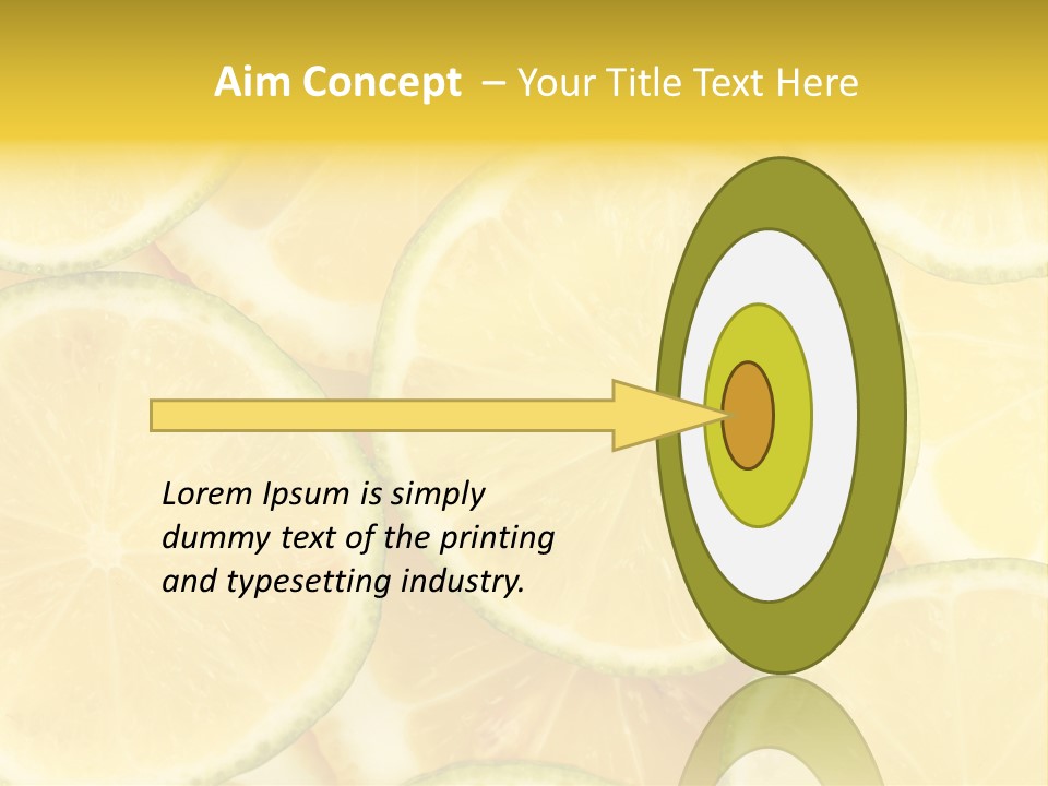 Lemon Sour Citrus PowerPoint Template