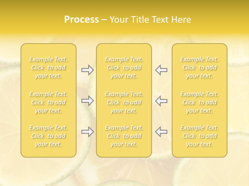 Lemon Sour Citrus PowerPoint Template