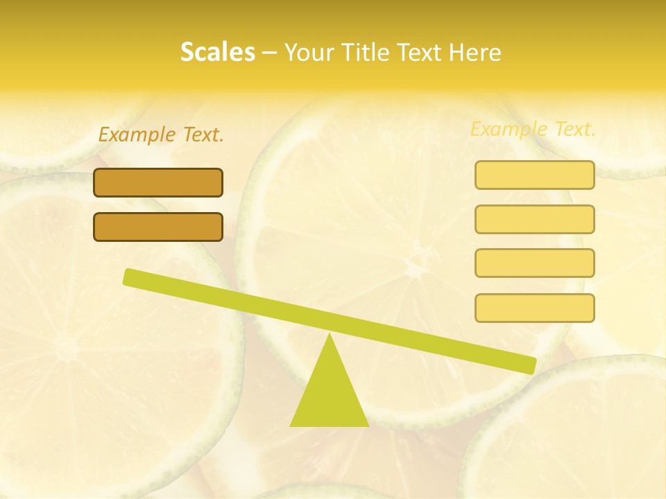 Lemon Sour Citrus PowerPoint Template