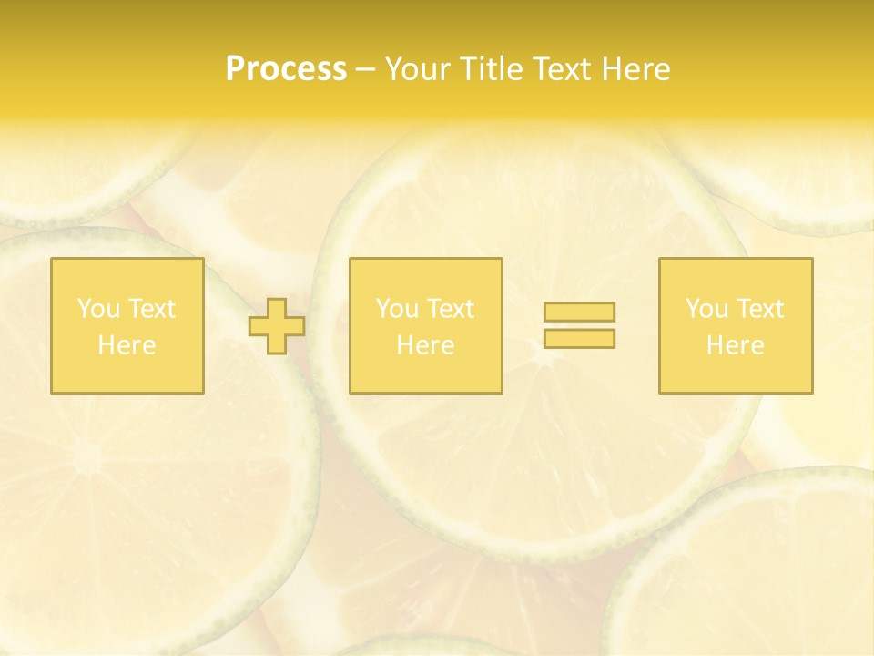 Lemon Sour Citrus PowerPoint Template