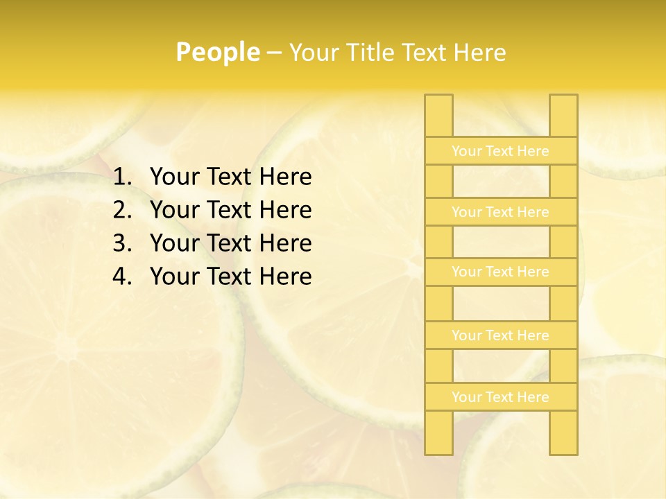 Lemon Sour Citrus PowerPoint Template