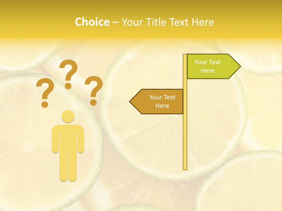 Lemon Sour Citrus PowerPoint Template