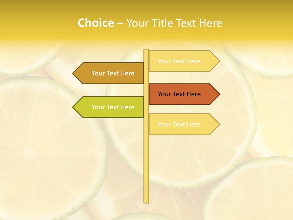 Lemon Sour Citrus PowerPoint Template