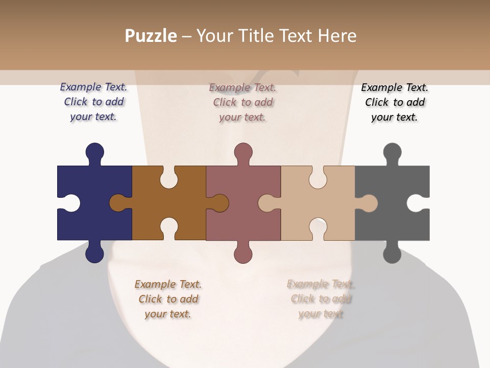 Copy Space Reflect On White PowerPoint Template