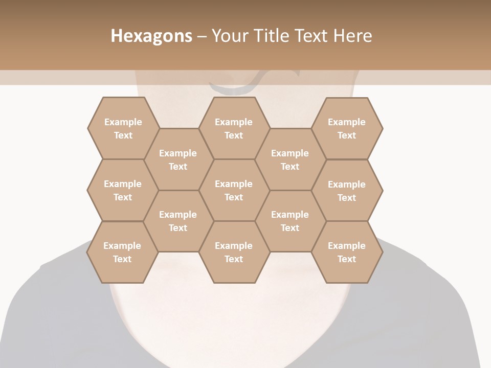 Copy Space Reflect On White PowerPoint Template