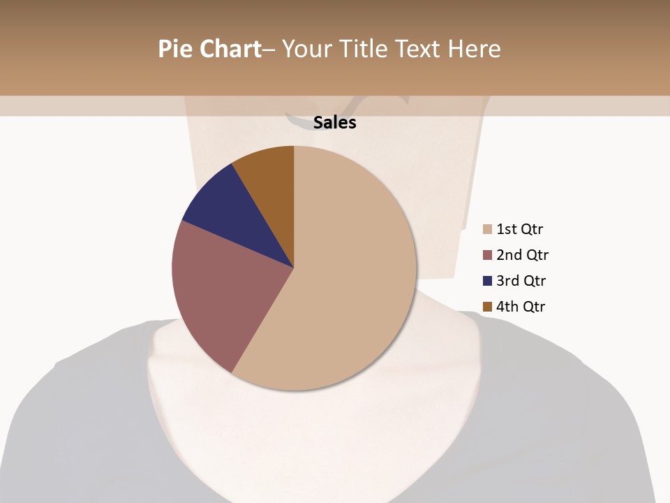 Copy Space Reflect On White PowerPoint Template