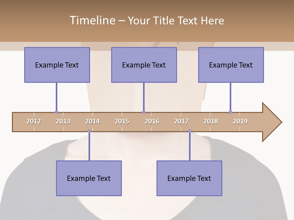 Copy Space Reflect On White PowerPoint Template