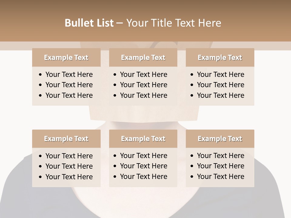 Copy Space Reflect On White PowerPoint Template
