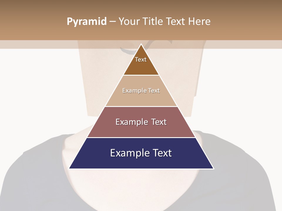 Copy Space Reflect On White PowerPoint Template