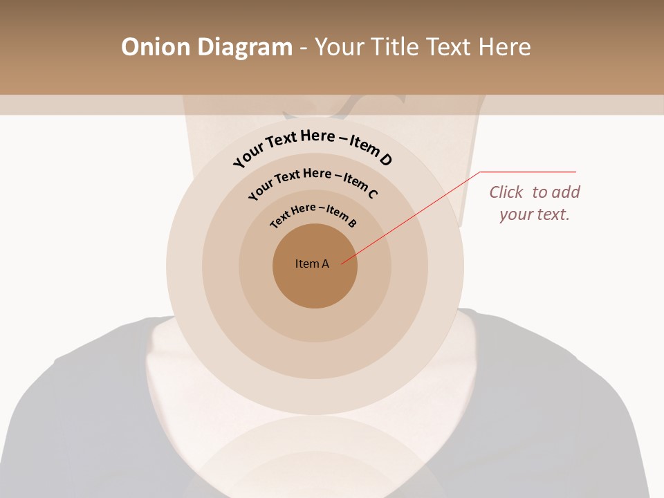 Copy Space Reflect On White PowerPoint Template