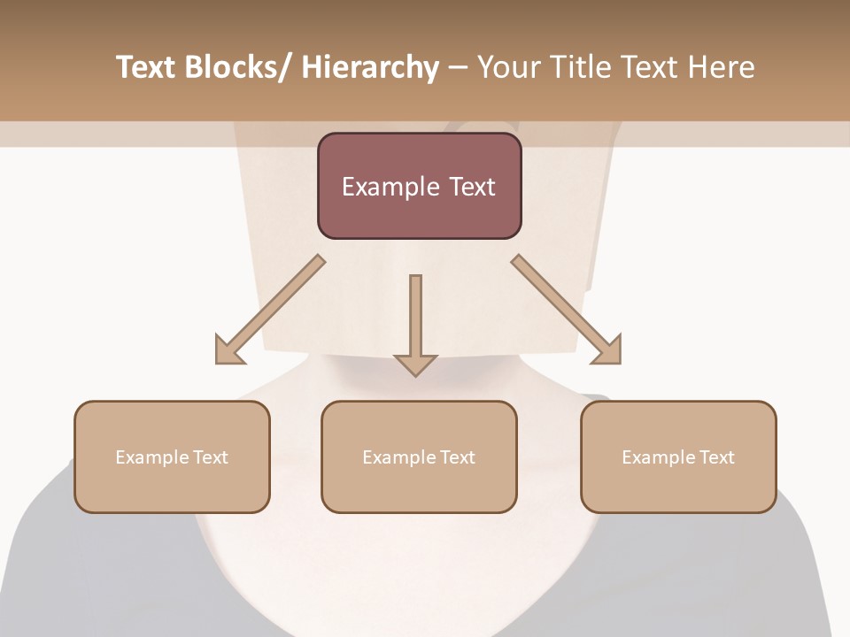 Copy Space Reflect On White PowerPoint Template