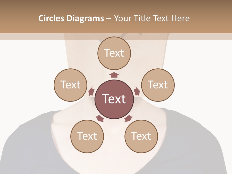 Copy Space Reflect On White PowerPoint Template