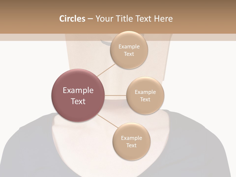 Copy Space Reflect On White PowerPoint Template